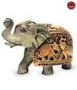Earth Home Decor Carved Elephant