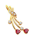 AG Bunch Of Flowers Diamond Pendant