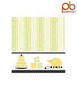 Party Bounty Multi Colour Stripe & Curve Design Table Cover
