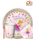Party Bounty Garden Fairy Tableware Kit-64 Pcs