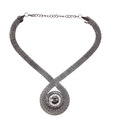 Embellish Metallic Long Necklace