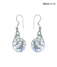 Indian Silver Modish Silver Earrings