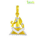 Mi pearls Om Ganesha Diamond Pendant
