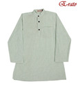 E-rato Green Striped Kurta For Kids
