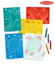 Melissa And Doug Textured Stencils - Sea Life
