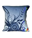 MeSleep Blue Digital Print Cushion Cover