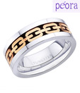 Peora Rose Gold Tungsten Ring