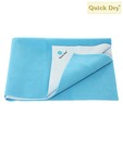 Quick Dry Plain Waterproof Cyan Medium