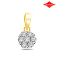 Sparkles Elegant Diamond & Gold Pendant