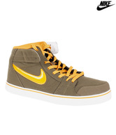 Nike Liteforce Mid Olive Green & Yellow Running Shoes