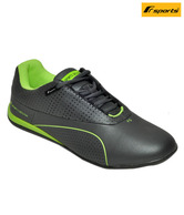 F Sports Vigorous Grey & Green Sports Shoes