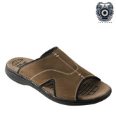 Roony Smart Brown Slip-on Sandals