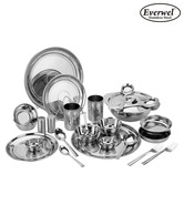 Everwel Stainless Steel 25 Pcs Family Dinner Set