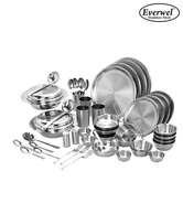 Everwel Stainless Steel 48 Pcs Fab Dinner Set