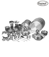 Everwel Stainless Steel 68 Pcs Glam Dinner Set