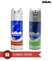 Gillette Men Deo (Strom Force, Power Rush) Pack of 2 - 150ml Each