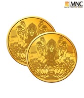 MNC 10 Gm 22kt Goddess Laxmi Gold Coin With 916 Fineness
