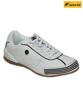 F Sports Spirited White & Black Sports Shoes