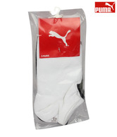 Puma Women's 3 Pairs of Socks  (White)