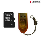 Kingston 8GB Micro SD Card (Class 4) + Free Micro SD Card Reader