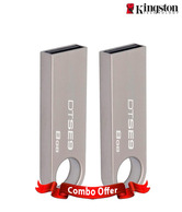 Kingston DT SE9 8GB Pen Drive (Steel Body) Combo of 2