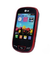 LG T515-Wine Red