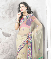 Mohmanthan Dusky Net Saree