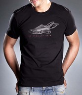 No Ordinary Wear Fly High  Black  Men's T-Shirt