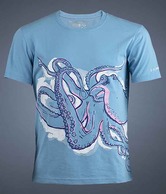 No Ordinary Wear Octopus  Blue  Men's T-Shirt