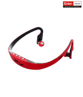 Enter Neckband MP3/FM Player E-NB4 (Red)