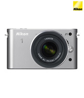 Nikon 1 J1 10.1MP SLR with 10-30 mm Kit Lens (Silver)