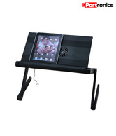 Portronics Comfortable Laptop Table (Desk Cooler)