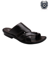 Roony Shiny Brown Slippers