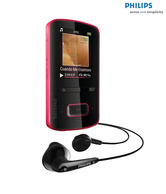 Philips 4GB Vibe MP-4 Player-Red