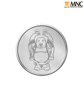 MNC 20 Gm Joyous Laughing Buddha Silver Coin With 99.9% Purity