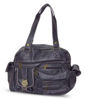 A-Progeny Contemporary Purple Handbag