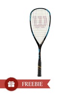 Wilson One.30 BLX Squash Racquet (Black/Blue) & Wilson US Open Backpack (Freebie)