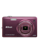 Nikon Coolpix S5200 16MP Point & Shoot Digital Camera (Plum)