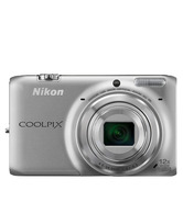 Nikon Coolpix S6500 16MP Point & Shoot Digital Camera (Silver)