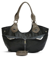 A-Progeny Black Studs Embellished Handbag