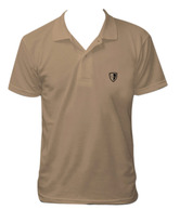 Go Untucked Beige Polo T-Shirt