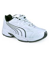 Puma Sarian IV White & Black Sports Shoes