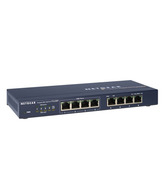 NETGEAR 8 Port 10/100 Switch (with 4 Port Power over Ethernet) (FS108P)