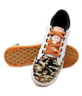 Reebok Smart White & Orange Lifestyle Shoes