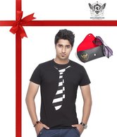 Unisopent Cool Black T-Shirt with Sunglasses