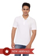 United Colors of Benetton White Collar T shirt