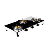 Butterfly Reflection 3 Burner Glass Cooktop