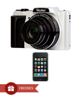 Rollei Powerflex 240 HD 16MP Semi-DSLR (Silver) + iPhone 3GS