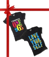 Unisopent Black 965 & Love Pack of 2 T-Shirts