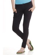 Raves Funky Black Cotton Lycra Tights
